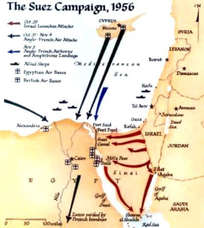 Палестина- часть 5: Суэцкий кризис 1956 года или Вторая арабо-израильская война