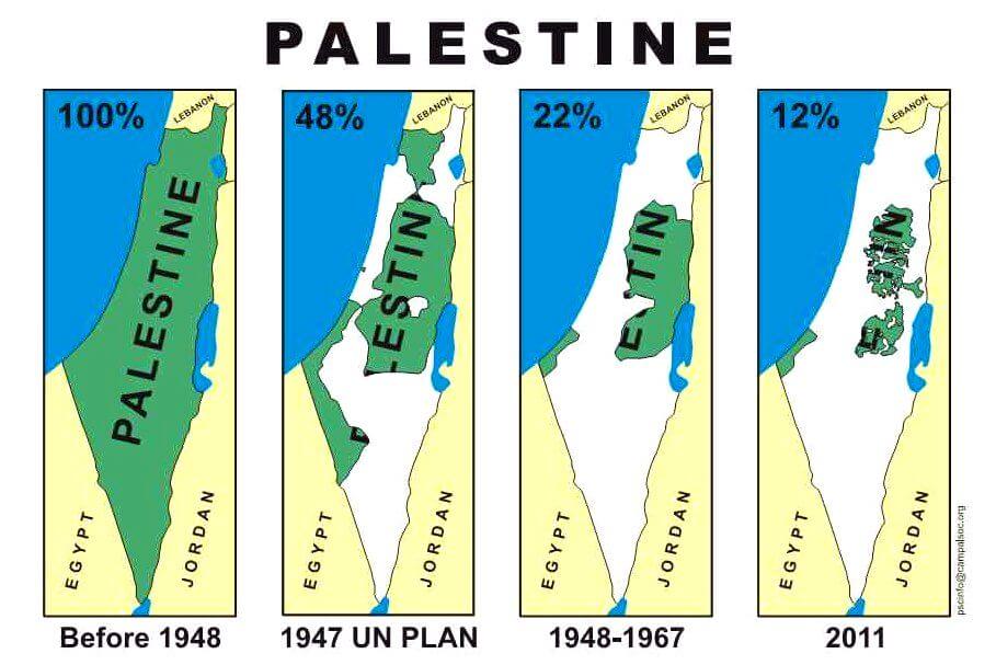 Израиль палестина карта было стало